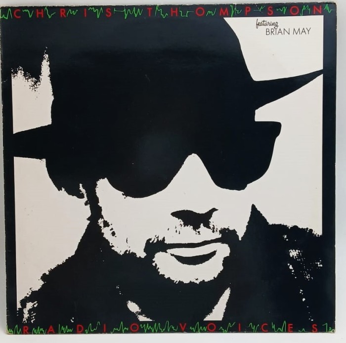 Chris Thompson &lrm;&ndash; Radio Voices NM / VG+ vinil LP disc rock Ultraphone 1985