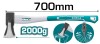 Topor pentru despicat TOTAL cu coada din fibra de sticla - 2000g