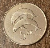 C50 - Moneda foarte veche - Islanda - 5 coroane / kronur - 1996