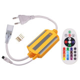 Controller si telecomanda pentru banda LED flexibila 10mm 230V RGB PS-3404, Generic