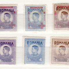 Romania 1944 - 1948 Mihai I 2 serii unele timbre cu sarniera