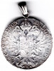 Austria Thaler Taler 1780 Maria Theresia Rebatere Restrike S.F. cu agatatoare, Europa, Argint
