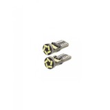 Set 2 bec led auto W5W Canbus T10 cu 15smd 150 lm 12v