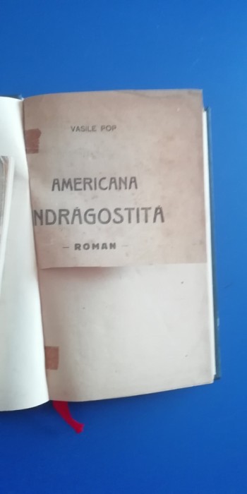 myh 525f - VASILE POP - AMERICANA INDRAGOSTITA - ED INTERBELICA