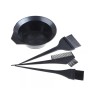 Set Vopsit Par Profesional: Bol Vopsire + 3 Pensule Aplicare Vopsea - Kit Coafor Salon/Acasa