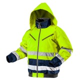 Jacheta de lucru reflectorizanta impermeabila, izolata, galbena, XXL