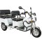 Triciclu electric Z-Tech ZT-31-A cu 2 locuri, motor 1500W, 72V 20Ah, autonomie max 60km, nu necesita permis de conducere - Alb