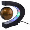 Glob pamantesc levitant in suport LED forma de semicerc Cosmolino MP12854 Gold