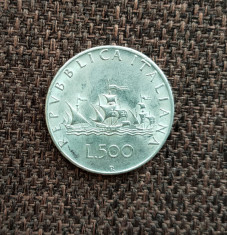 500 lire 1966, Italia, argint 0.835 foto