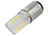 Lampă LED albă BA15D 230VAC