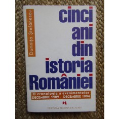 CINCI ANI DIN ISTORIA ROM&Acirc;NIEI - DOMNIȚA ȘTEFĂNESCU