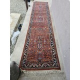 Covor vechi oriental Sarough 363 x 83 cm Sarugh tesut de mana
