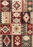 Covor Lotos 15081-230, Marime 200 x 300 cm, Rosu, Inaltime Fir 8 mm, Antialergic, Polipropilena, Living, Dormitor, Sufragerie, Birou