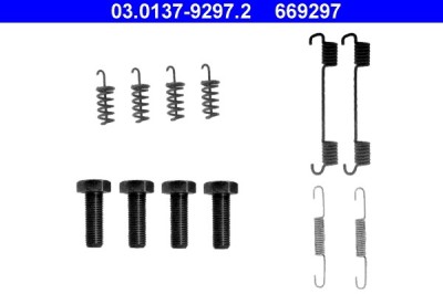 ATE 03.0137-9297.2 set accesorii, saboti frana parcare foto