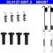 ATE 03.0137-9297.2 set accesorii, saboti frana parcare
