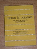 Myh 526s - EFIGII IN ABANOS - DIN LIRICA NEAGRA FRANCOFONA - ED 1978