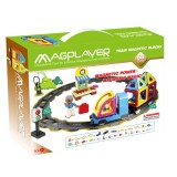 Joc de constructie magnetic - 68 piese PlayLearn Toys, MAGPLAYER