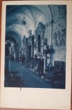 Carte postala, Sinaia, Castelul Peles, coridorul de la parter, perioada interbelica