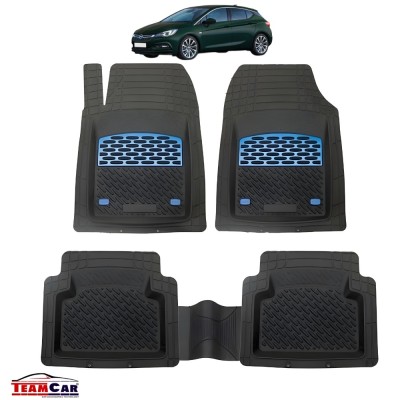 Opel Astra J Covorase Auto Tip Tavita Compatibile (Mk6) Hatchback 5 uși (2009&amp;ndash;2015) Blue foto