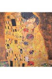 Esarfa patrata S dama, Dacali, maro ruginiu, 70x70 cm, Matase, Marime universala
