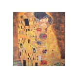 Esarfa patrata S dama, Dacali, maro ruginiu, 70x70 cm