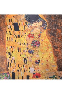 Esarfa patrata S dama, Dacali, maro ruginiu, 70x70 cm foto