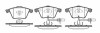 Placute frana Audi A4 (8e2, B6), A4 (8ec, B7), A6 (4f2, C6), A8 (4e); Seat Exeo (3r2) SRLine parte montare : Punte fata