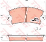 Set placute frana,frana disc FIAT STRADA I (138A) (1978 - 1987) TRW GDB148