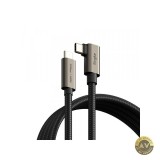 Cablu Date si Incarcare USB-C - USB-C Ringke 2X2 Angled 240W 2m Negru