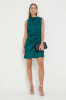 Abercrombie & Fitch rochie culoarea verde, mini, drept