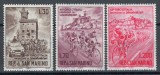 San Marino 1965 Mi 830/32 MNH - A 48-a editie &quot;Turul Italiei&quot;, ciclism