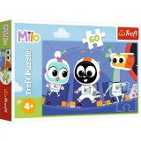 PUZZLE TREFL 60 PLANETA MILO INTALNIRE CU MILO, TREFL 60P