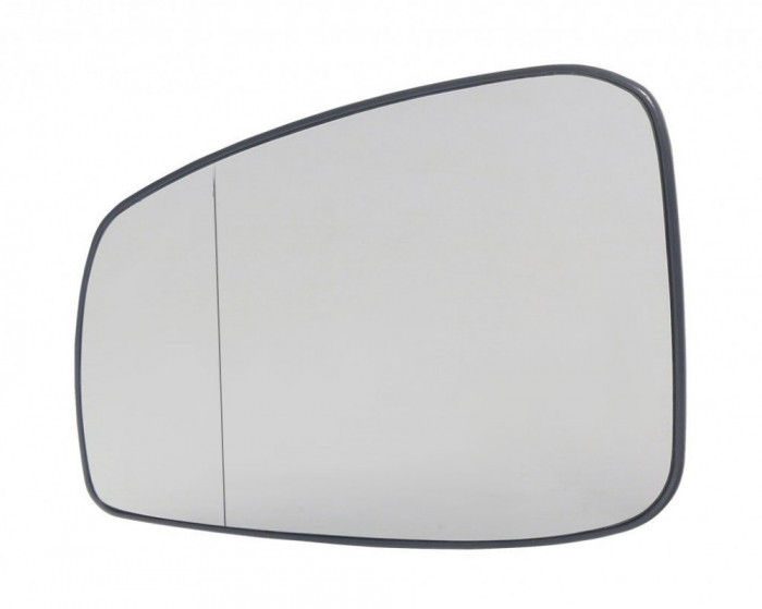 Geam oglinda Renault Laguna 3 (T), 10.2007-2015, partea Stanga, culoare sticla crom, sticla asferica, cu incalzire, 963660001R, 6039543E