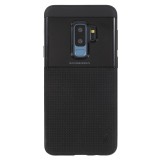 Husa samsung galaxy s9 ipaky elegant grid design tpu hybrid negru, Flippy