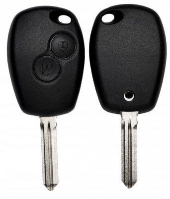 Carcasa Cheie Renault 2 Butoane lamela HU136 foto