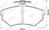 JURID 571357J set placute frana,frana disc
