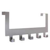 Cuier din Otel Inoxidabil cu 5 Carlige pentru Usa, 30x7,5x14,5cm, CMCLASS