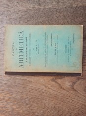 CARTEA DE ARITMETICA, CLASA A II-A PRIMARA, 1895
