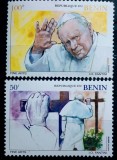 Benin 2003 arta Papa Ioan Paul Ii 2v . Nestampilata, Nestampilat