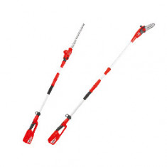 Motofierastrau si foarfeca gard viu telescopic AKGG Grizzly 40V 2 Set