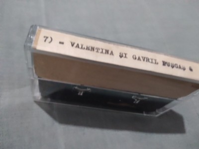 CASETA AUDIO VALENTINA SI GAVRIL PUSCAS FARA CARCASA foto