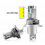 Cumpara ieftin Set bec led M3 slim 55w, model: H4 , cu canbus, culoare alb pur 6000k, Audi