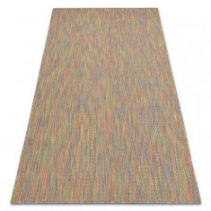Modern FISY covor SISAL 20776 Zigzag, melanj curcubeu colorat, 120x170 cm