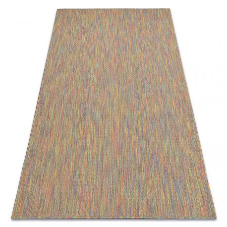 Modern FISY covor SISAL 20776 Zigzag, melanj curcubeu colorat, 160x220 cm