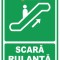 Indicator pentru scara rulanta