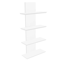 Raft perete DTD laminat alb Robus 40x16,5x92 cm