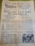 scanteia tineretului 10 martie 1965 - 99.85% voturi frontul democratiei populare