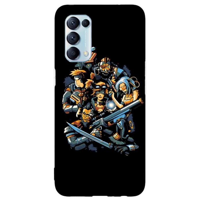 Husa compatibila cu Oppo Find X5 5G model Borderlands, Silicon, TPU, Viceversa
