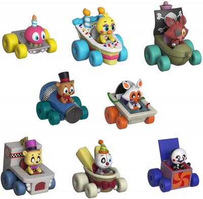 Set 8 x Funko Racers, FNAF - Setul complet - 6 cm !! foto