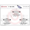 Placute frana Honda Civic Ix (Fk) 02.12-12.16, Civic Ix Tourer (Fk) 01.14-12.16, Civic X Liftback (Fc Fk) 09.16-, Civic X Sedan (Fc) 09.15-, Fata, BR, BREMBO